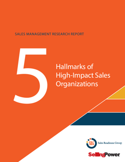 SBI 5 Hallmarks of High-Impact Sales Organizations Report Cover