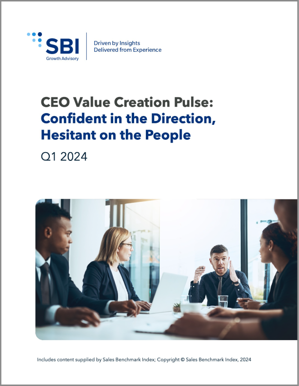SBI CEO Value Creation Pulse, Q1 2024 Cover Outlined