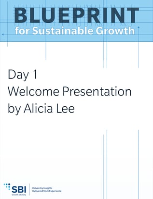 Day 1 Welcome Presentation