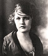 Photographic portrait of Zelda Fitzgerald